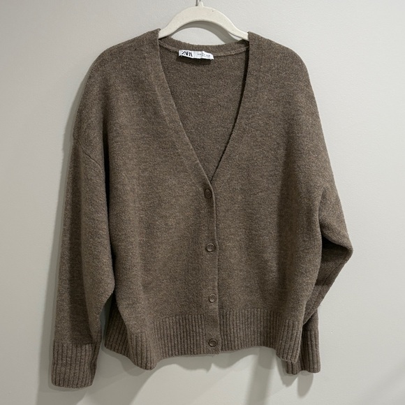 Zara Sweaters - ZARA V-Neck Button-Up Sweater